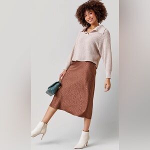 Francesca’s Midi Skirt size XS NWT